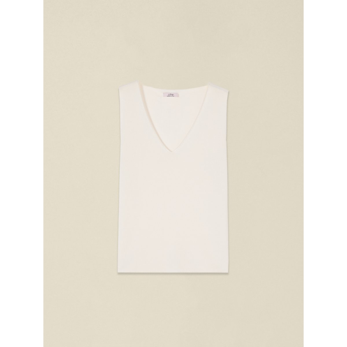 Top sans couture blanc, OLTRE