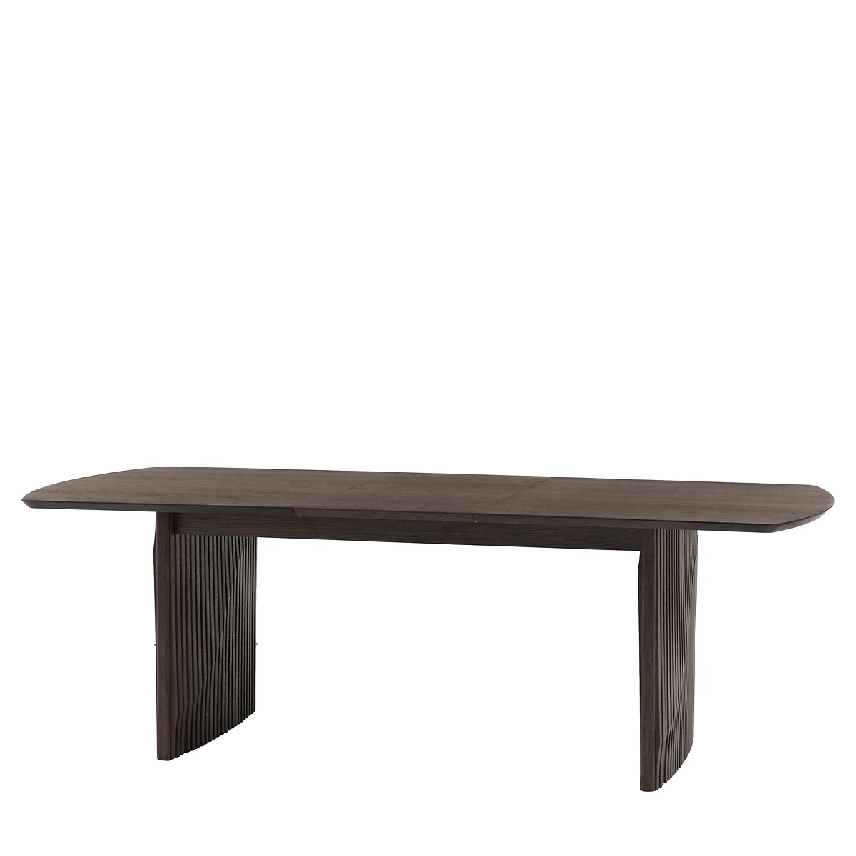 Owen Extendable Oak Dining Table (Seats 6) dark oak wood, ÉDITÉ