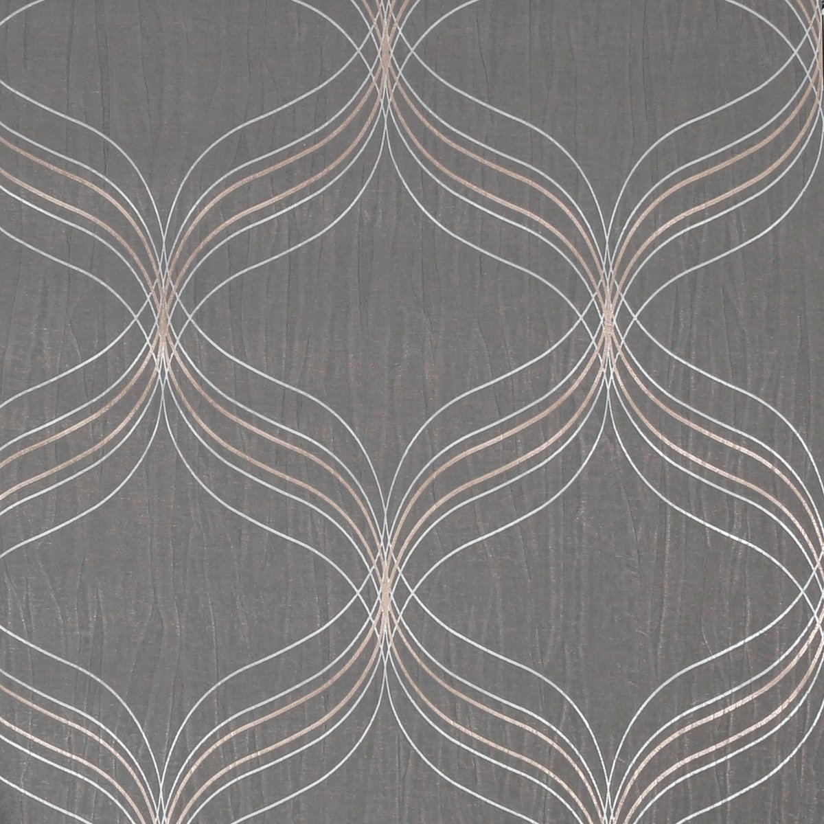 Papier peint Géométrique Effet Optique gris, BOUTIQUE