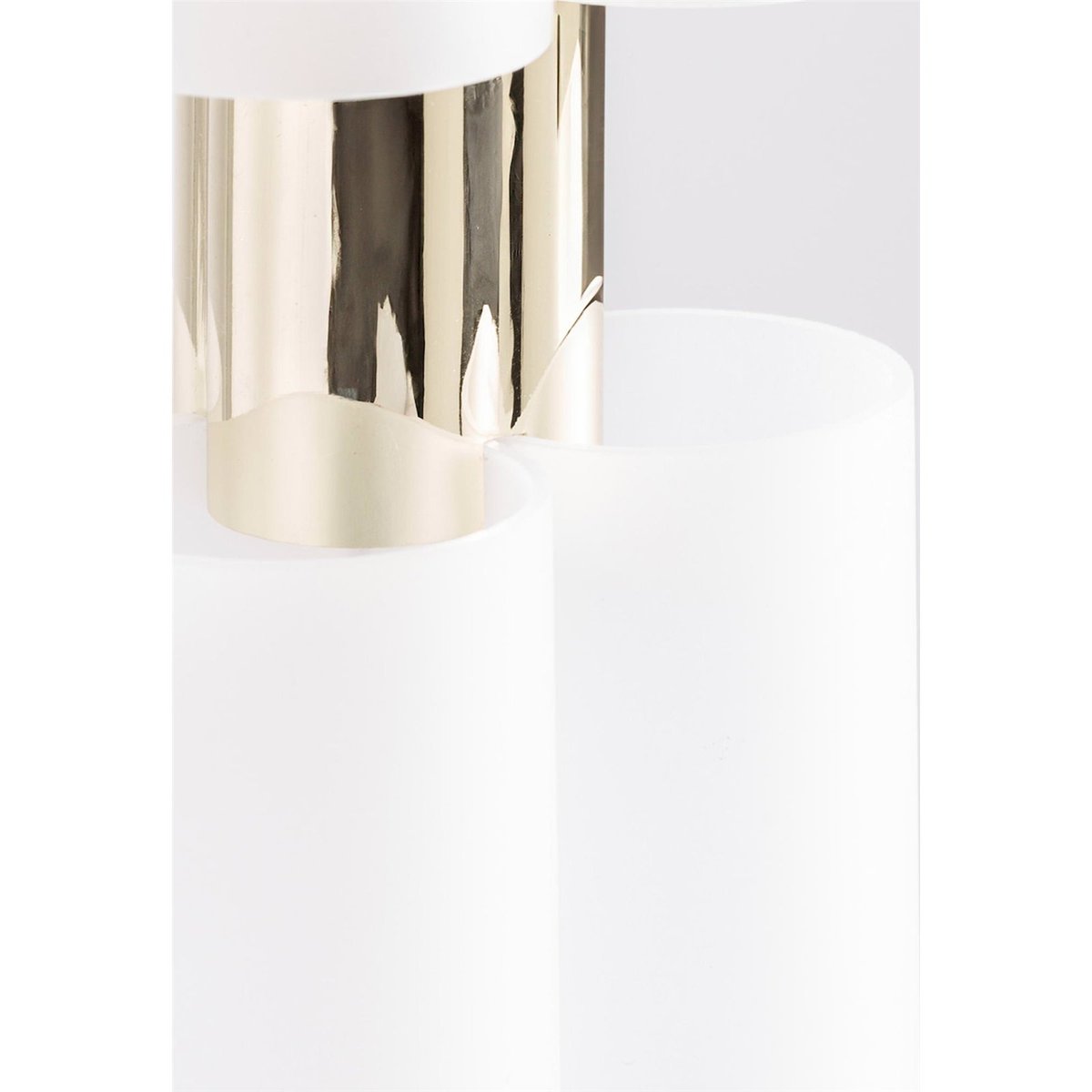 Lustre suspendu art déco en cristal blanc fumé cristal, RECOLLECTION