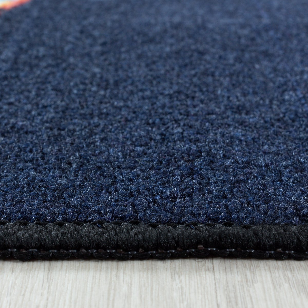 Tapis enfant jeu de l'oie PLAY bleu marine, NAZAR RUGS