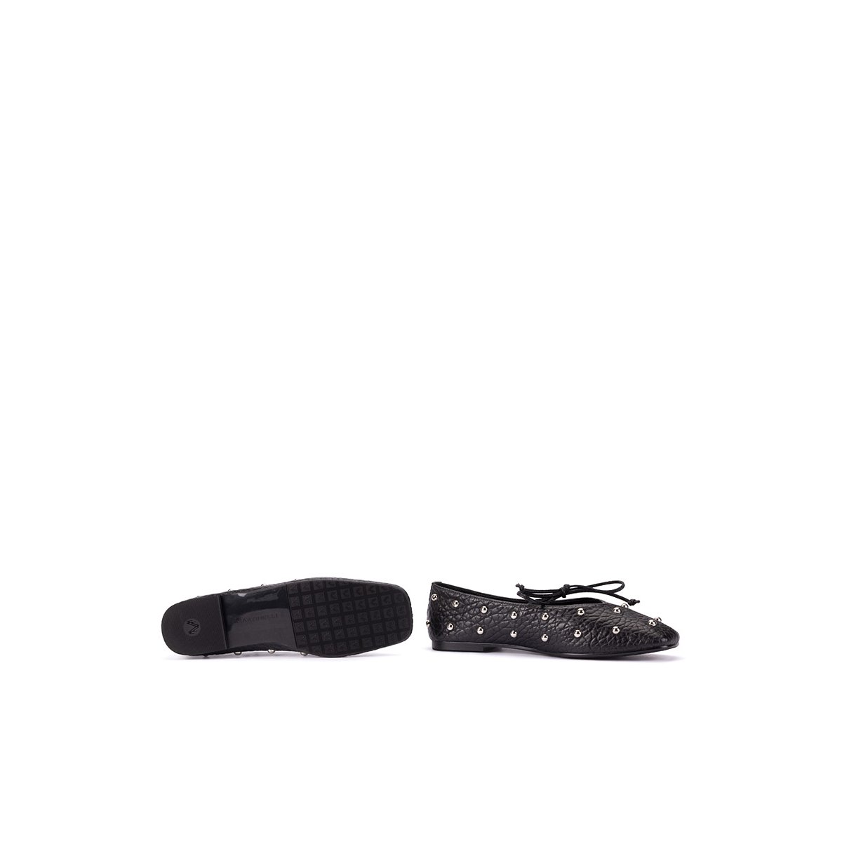 Ballerines cuir Grenelle black, MARTINELLI
