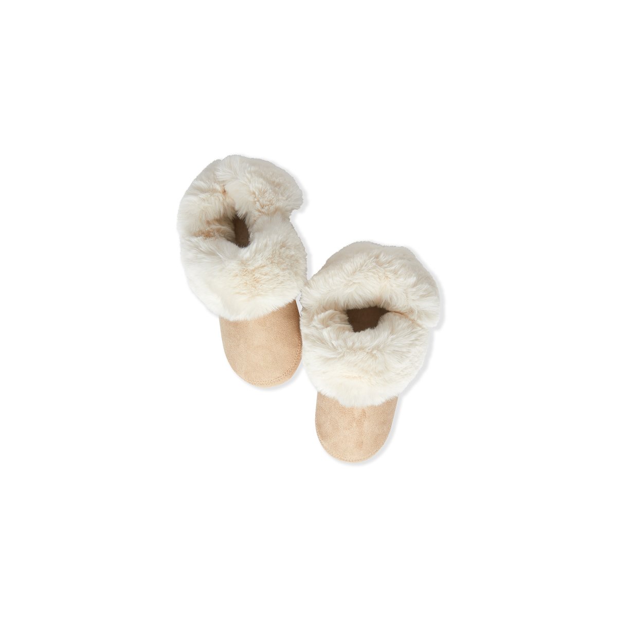 Chaussons bottines HALYSSIA ecru, ETAM