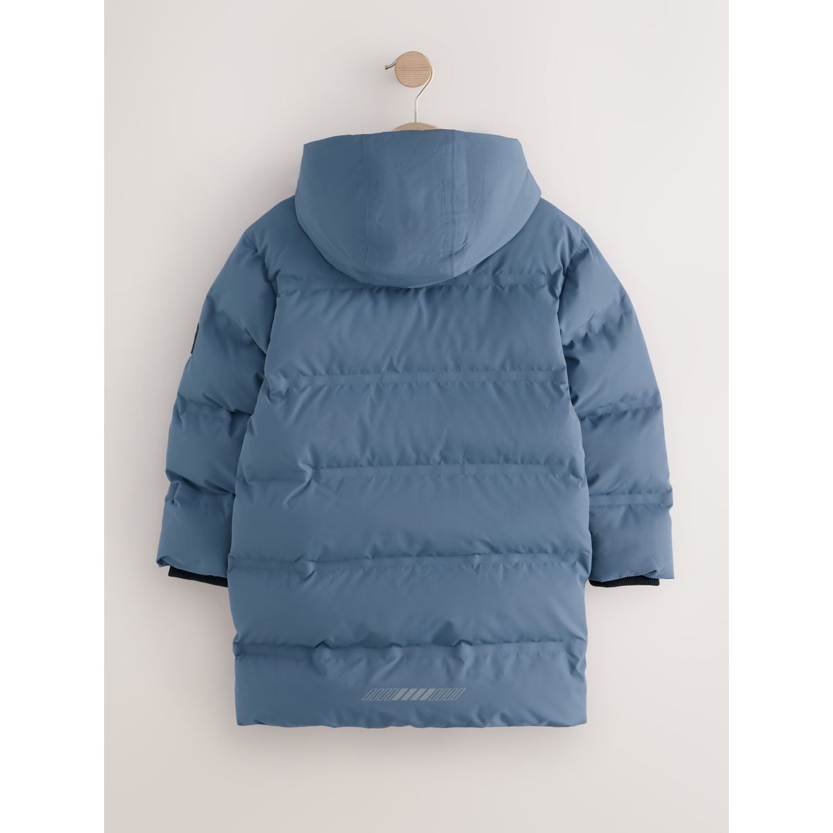 Doudoune imperméable doublée de polaire bleu, NEXT