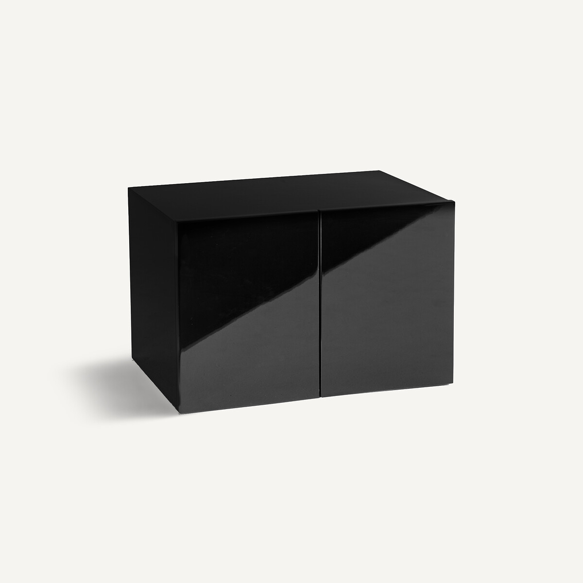 Caisson L60 x P42 cm, MDF laqué, Archivita XL noir laqué, AM.PM