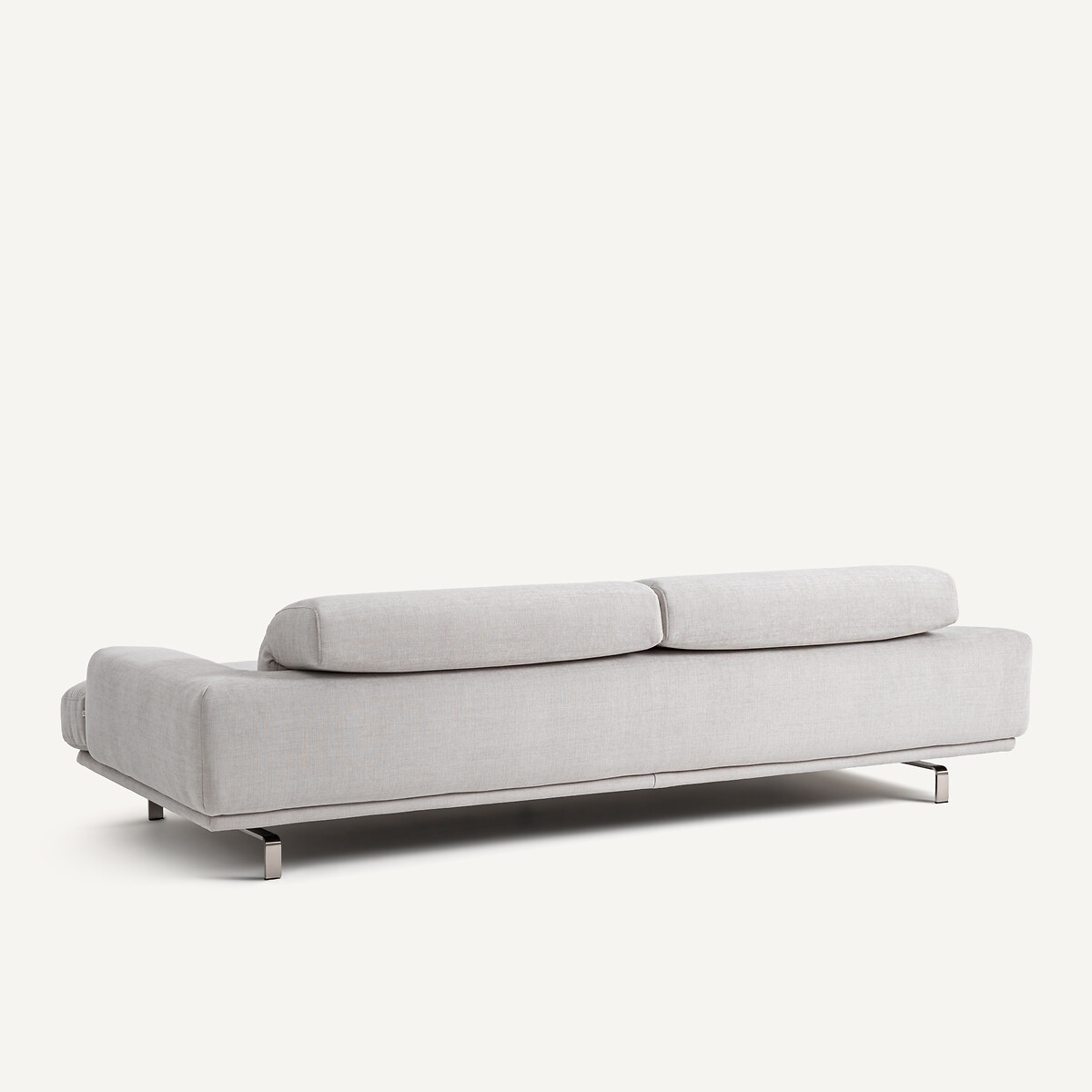 Canapé polyester coton, Orizonte gris clair, AM.PM