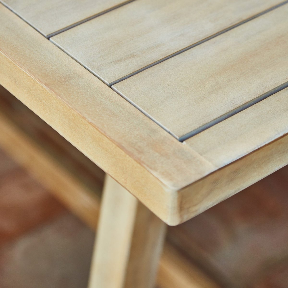 Table à manger haute, bois, SIENA bois clair, DEFORA HOME