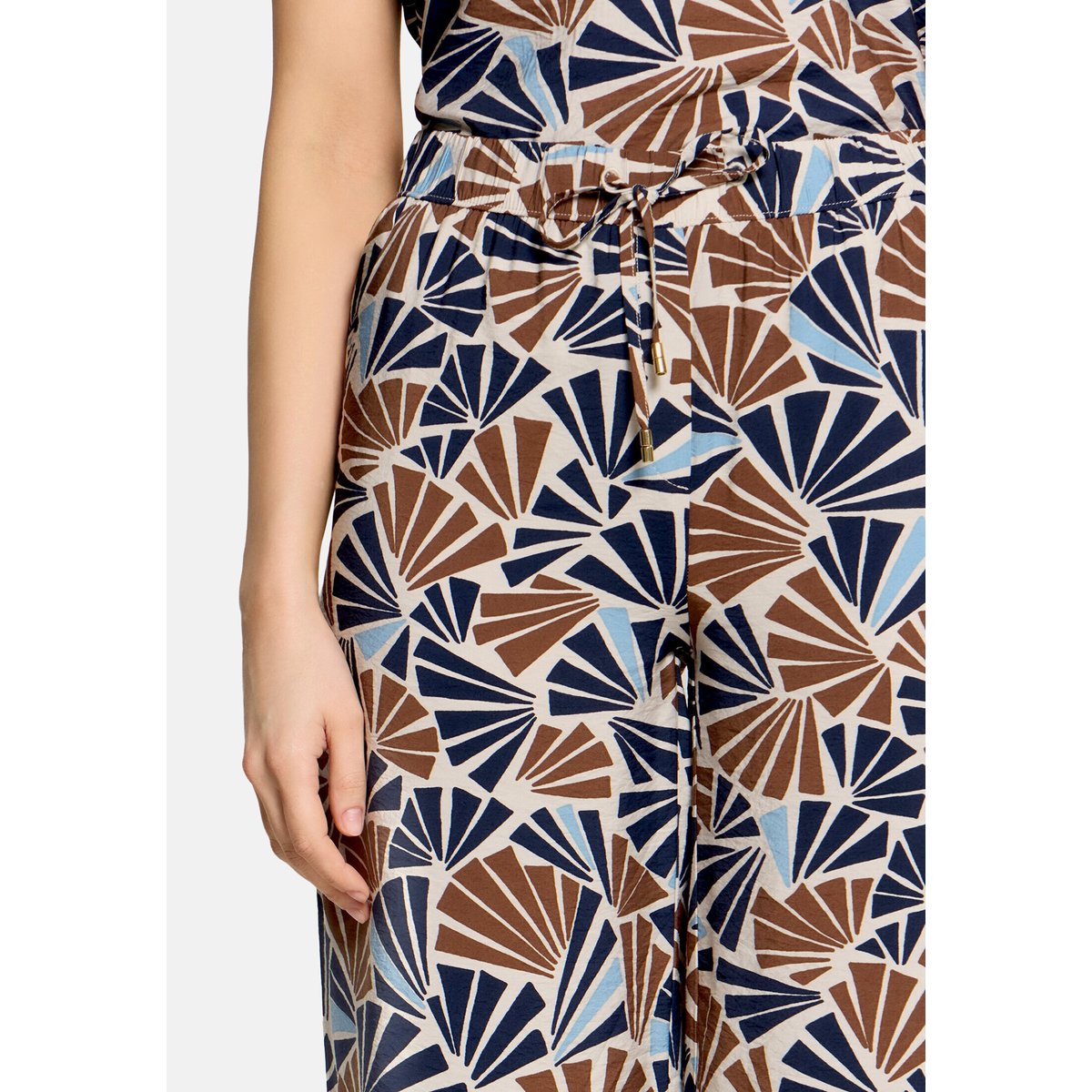 Pantalon à enfiler à imprimé nature/brown, BETTY & CO