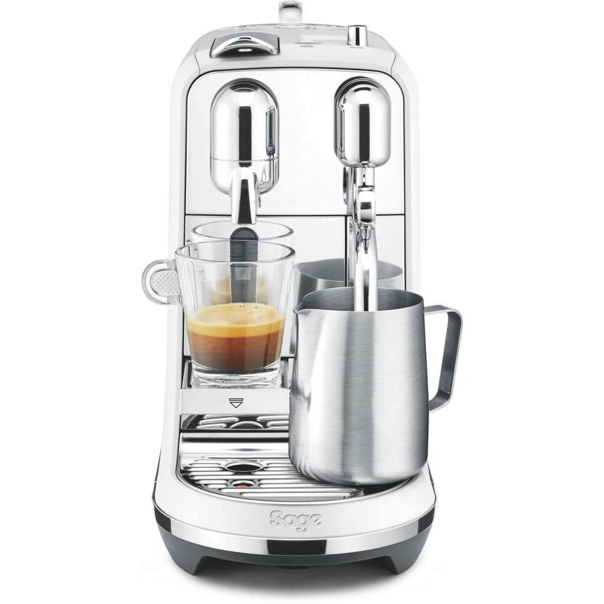 Nespresso Creatista Plus Sel de mer argent / métallique, SAGE APPLIANCES