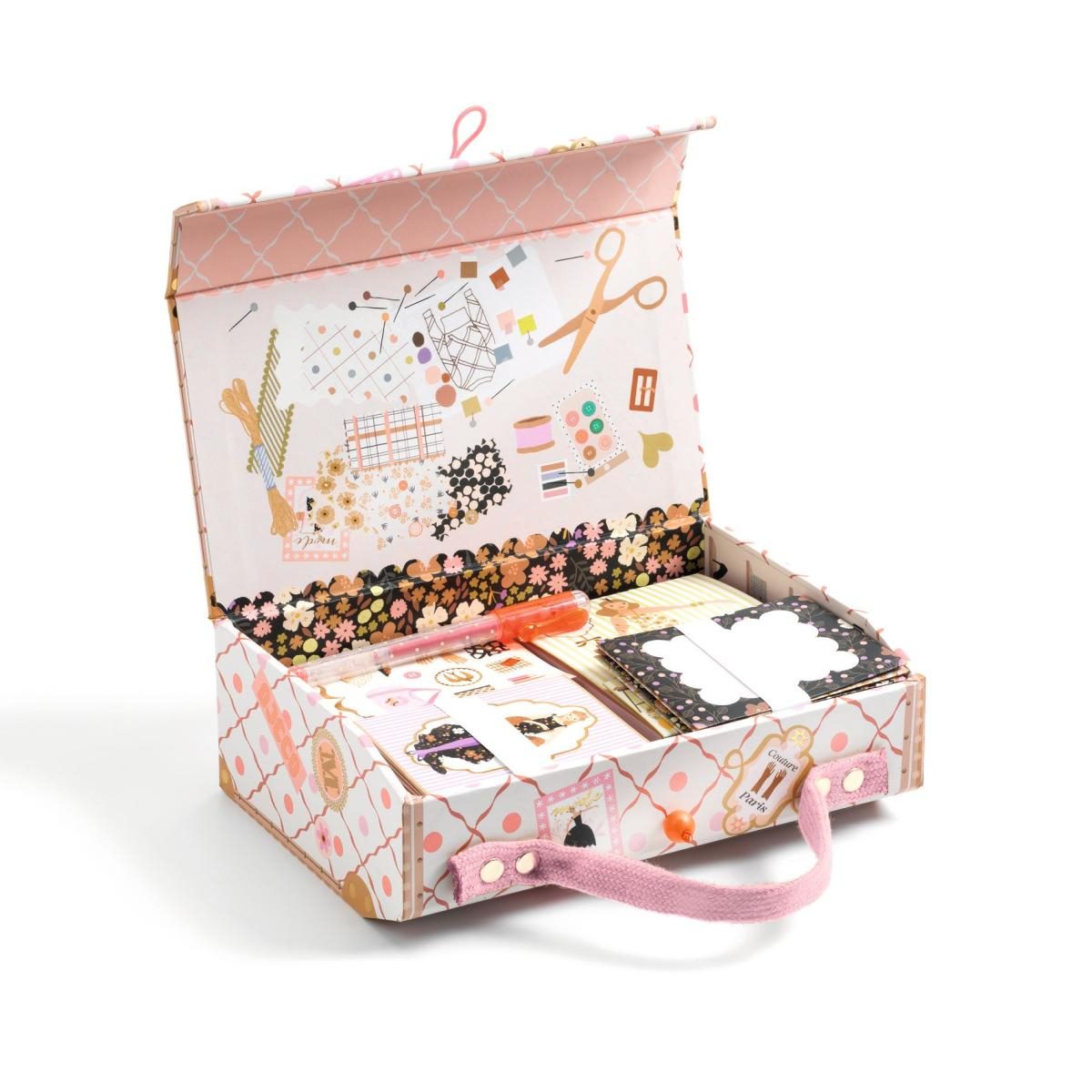 Valise papeterie Tinou - La mode couleur unique, DJECO