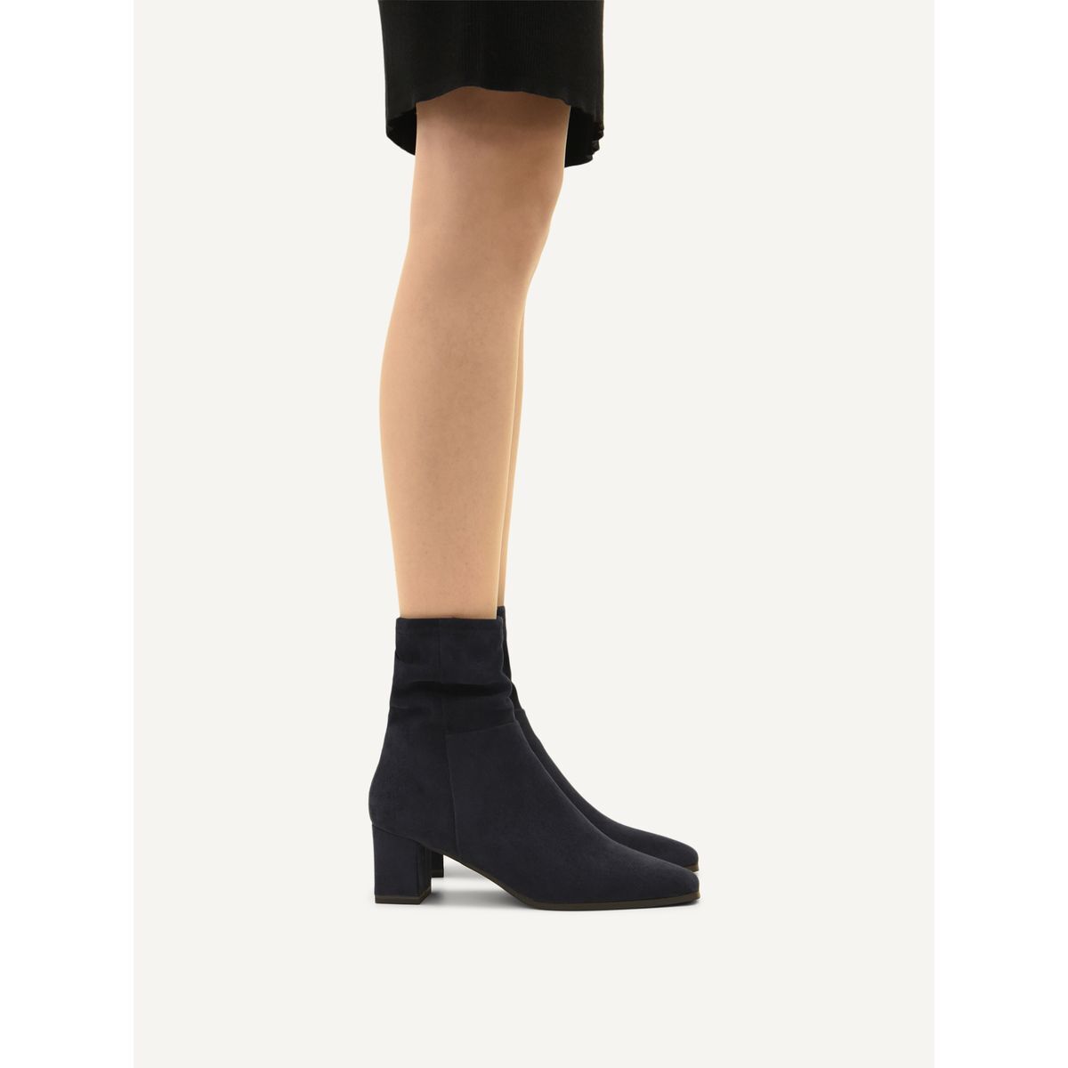 Bottine talon bloc bleu marine, CAPRICE