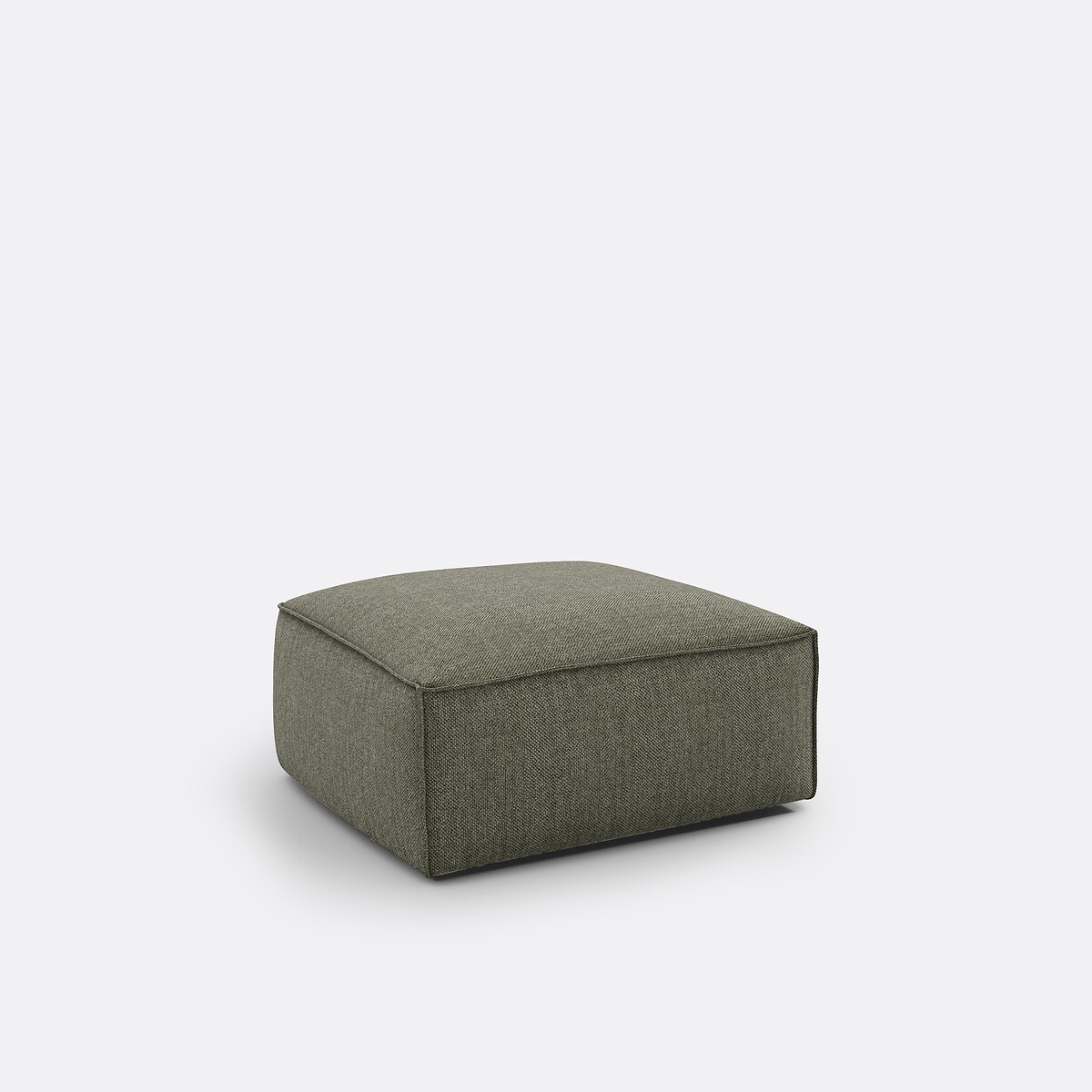 Pouf modulable, tissu texturé, Seven vert, LA REDOUTE INTERIEURS