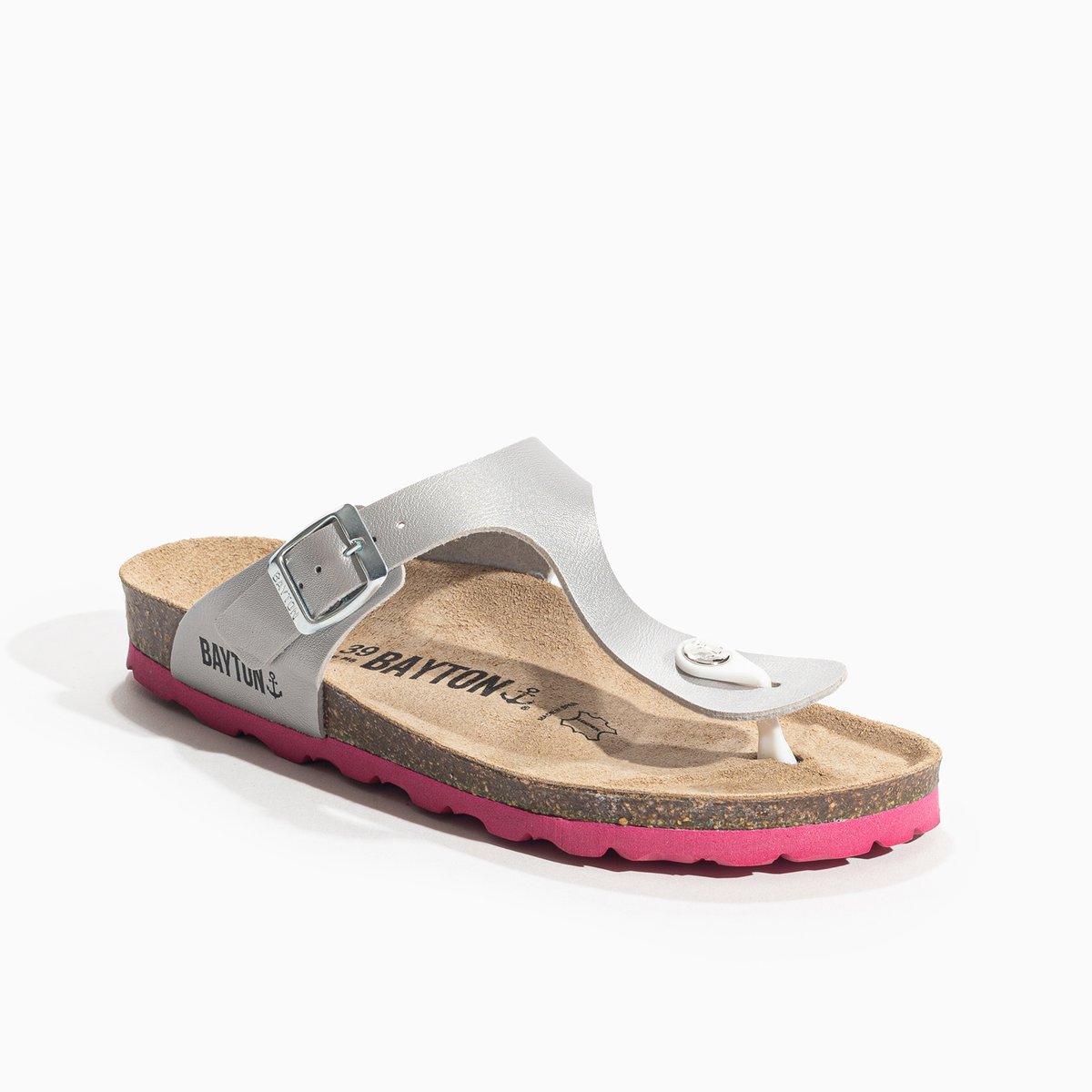 Sandales MISS argent, BAYTON