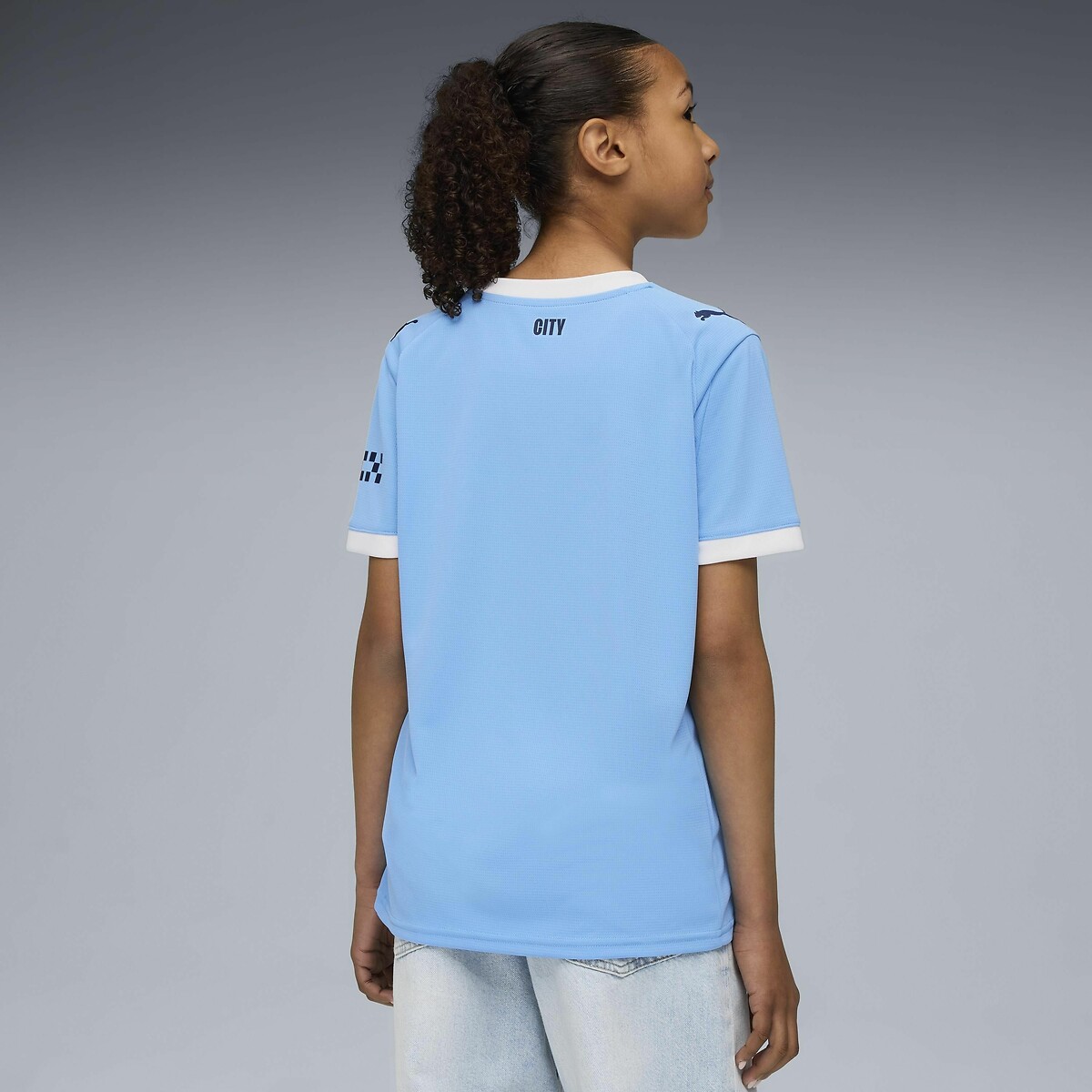 T-shirt Manchester City lichtblauw, PUMA