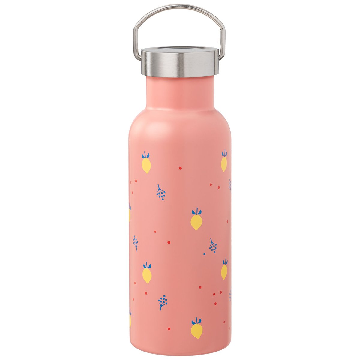 Gourde isotherme rose, jaune, bleu, FRESK