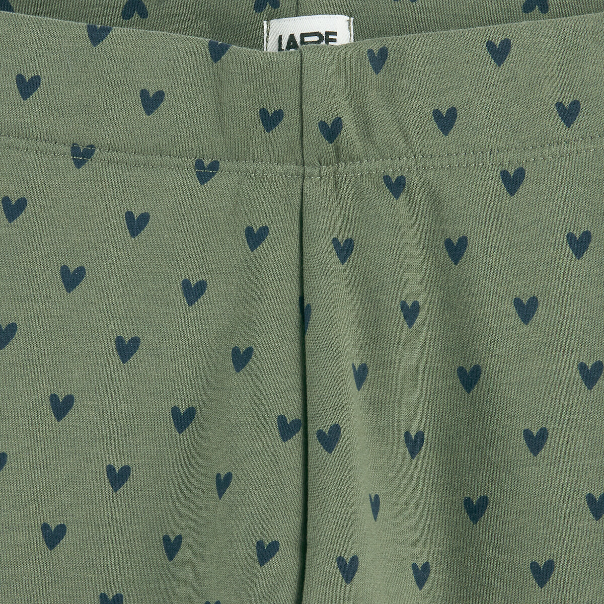 Set van 2 warme leggings marine + groene print, LA REDOUTE COLLECTIONS