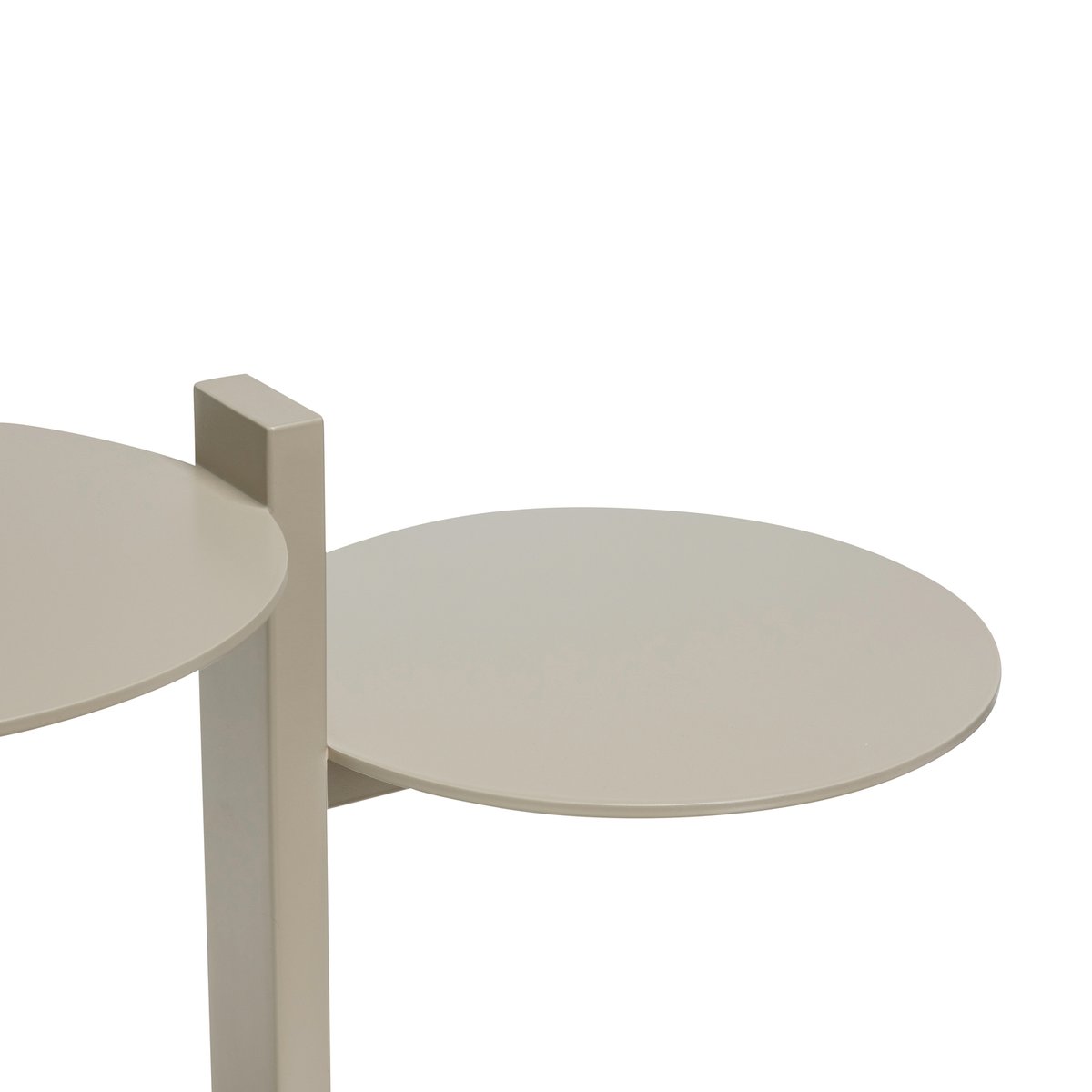 Table d'appoint en fer PLATFORM sable, HUBSCH