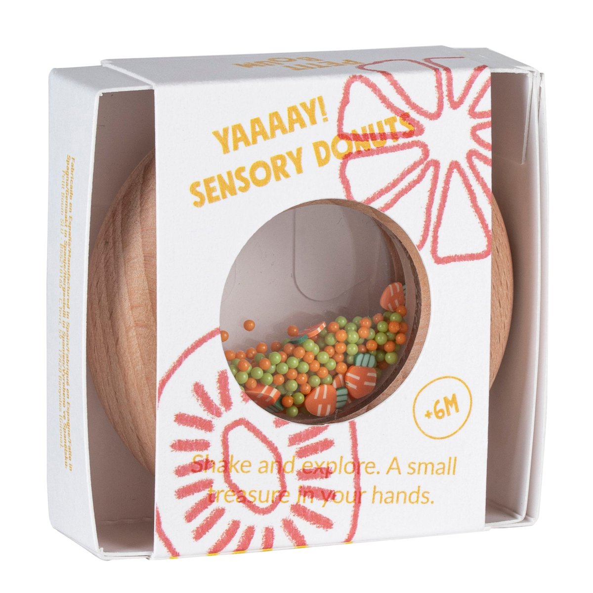 Donut sensoriel Carottes rouge, PETIT BOUM