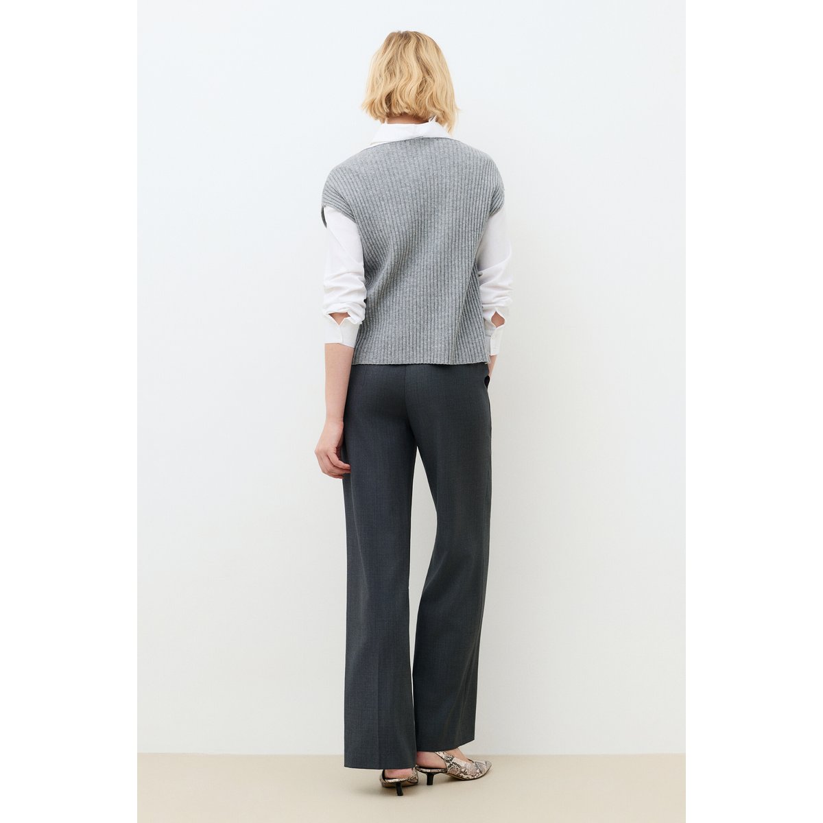 Pull ample col bateau MJUDITH gris, CAROLL