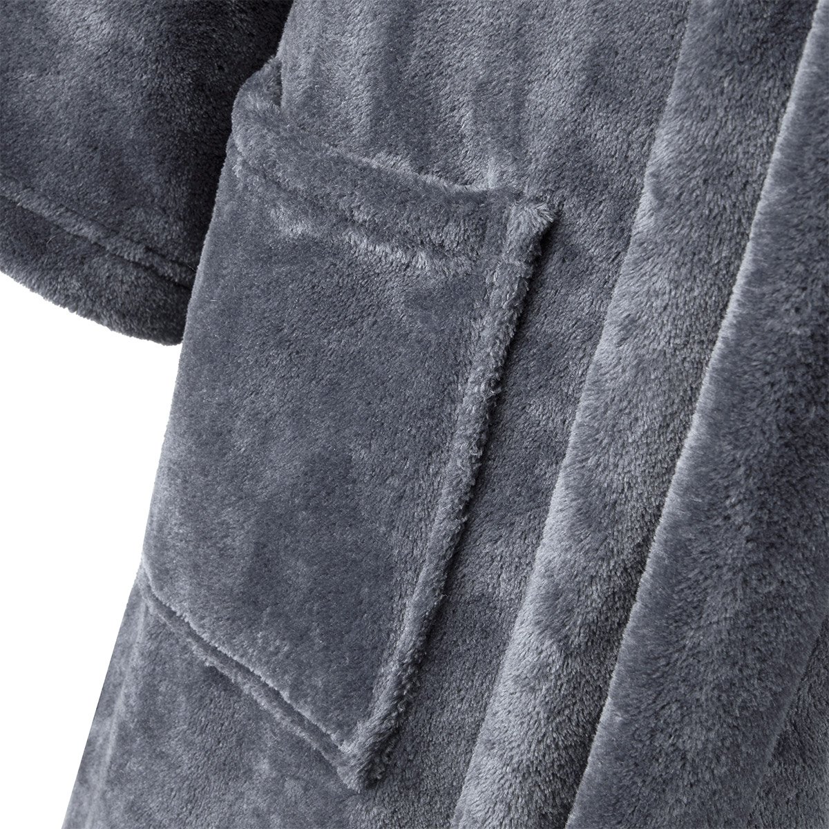 Peignoir en polaire, CHOUCHOU anthracite, DESFORGES