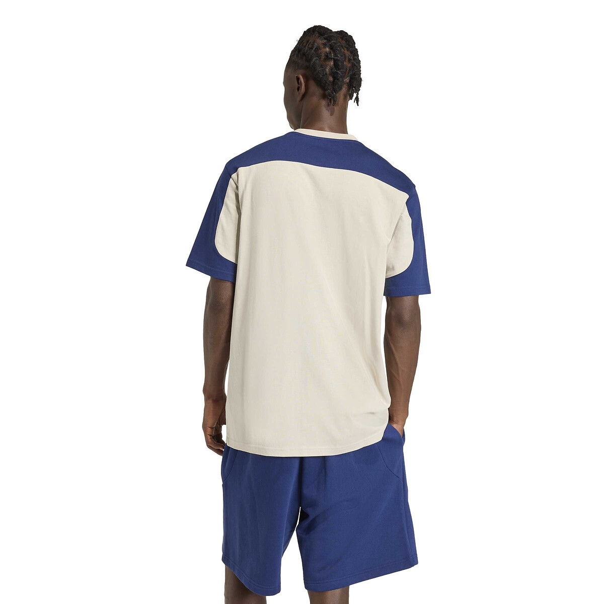 T-shirt manches courtes Collegiate SEASONALS gris/bleu foncé, ADIDAS SPORTSWEAR