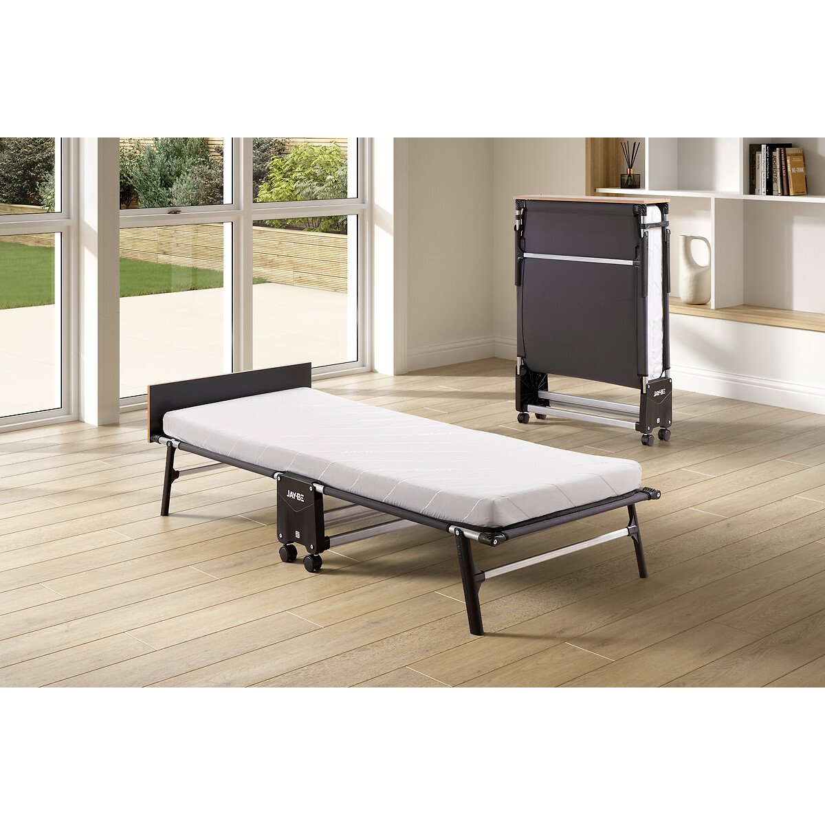 Jay-Be® Rollaway Folding Bed with e-Fibre Mattress black, JAY-BE