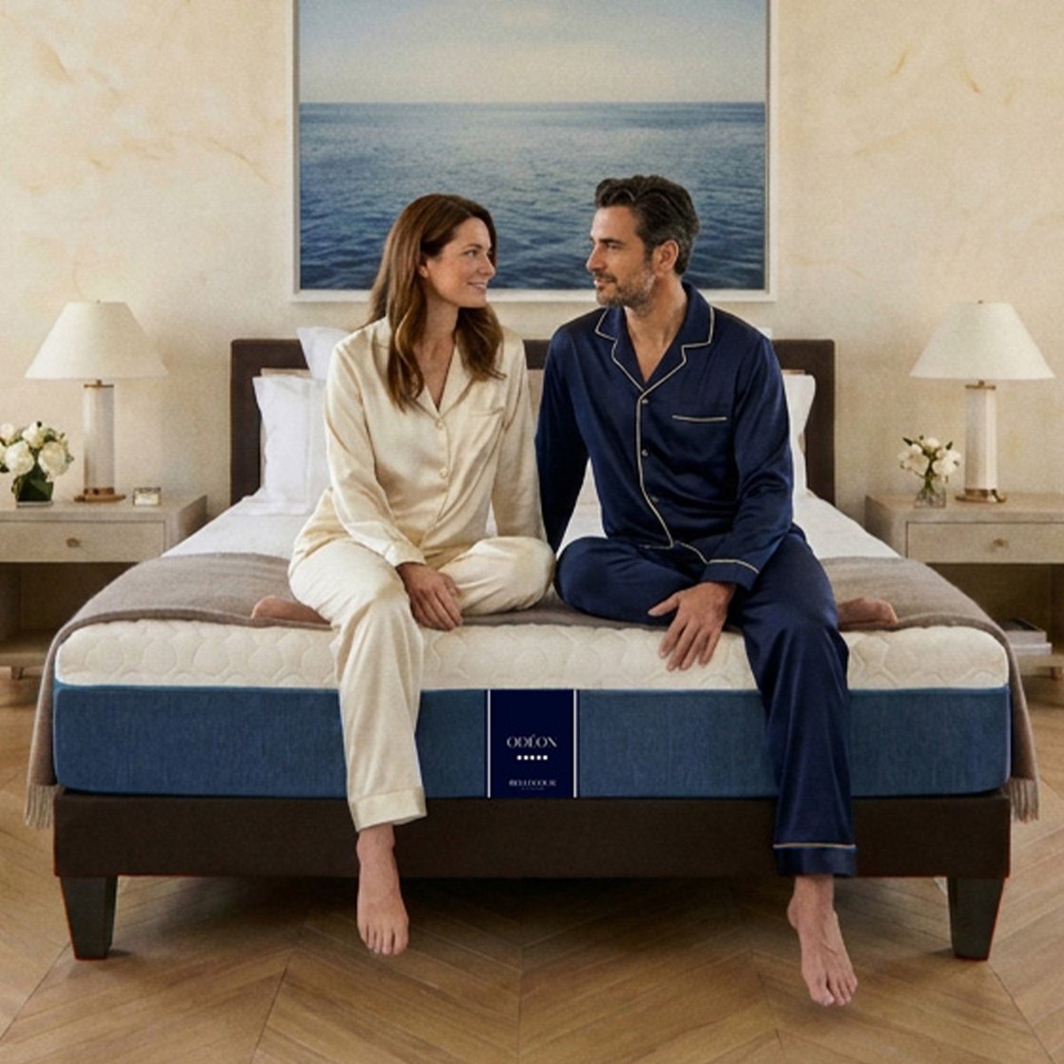 Matelas Mémoire de forme 24 cm ODÉON blanc, BELLECOUR