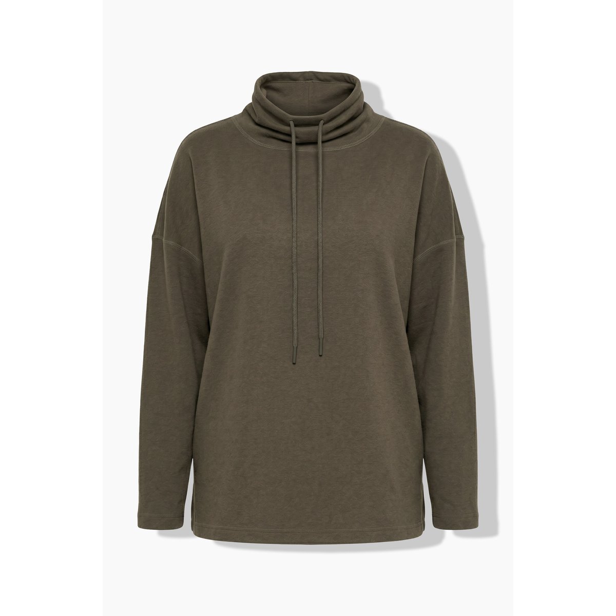 Sweat-shirt oversize gris olive, ULLA POPKEN