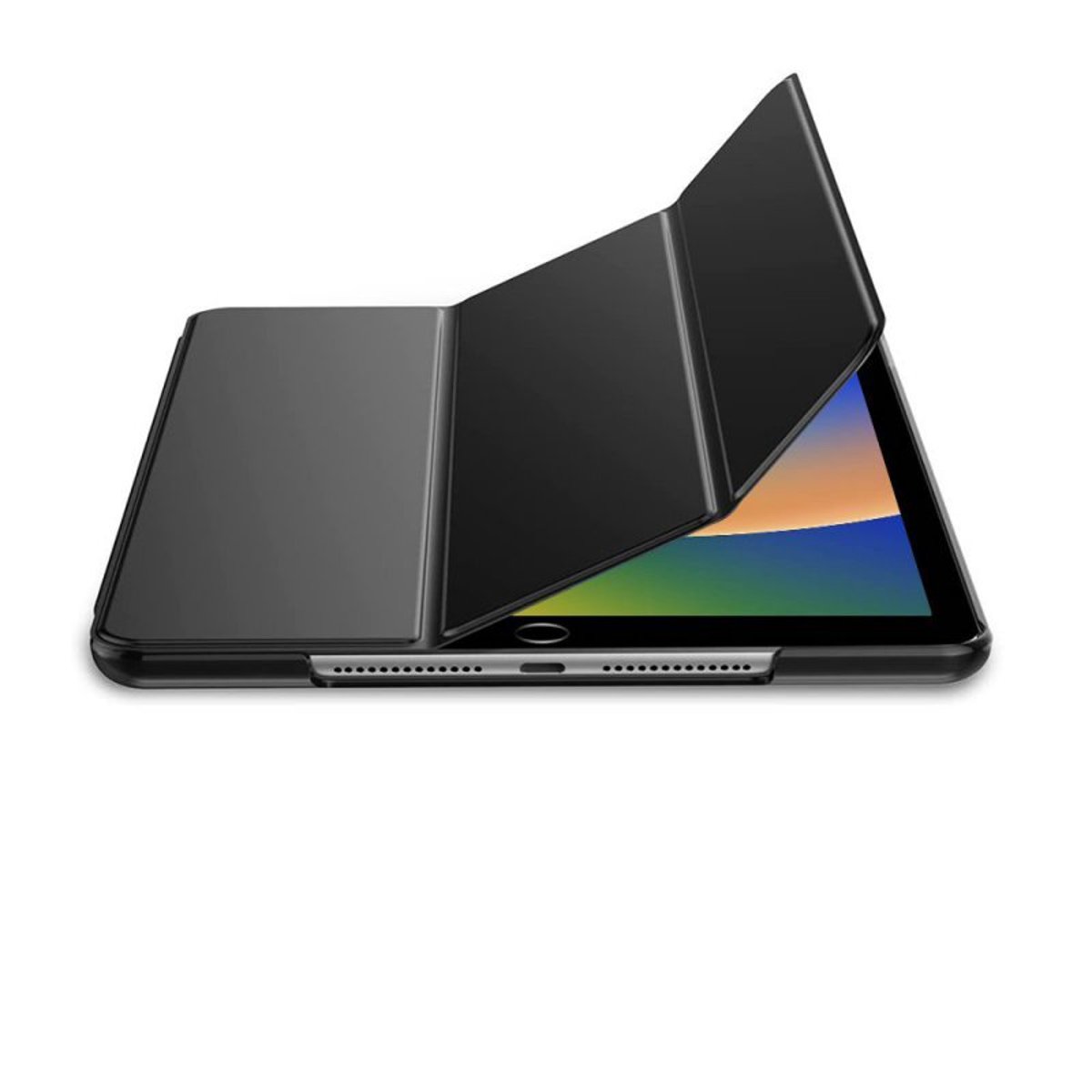 Etui Smart Cover à rabat avec support pour iPad 10.2 (2019-2021) noir, EVETANE