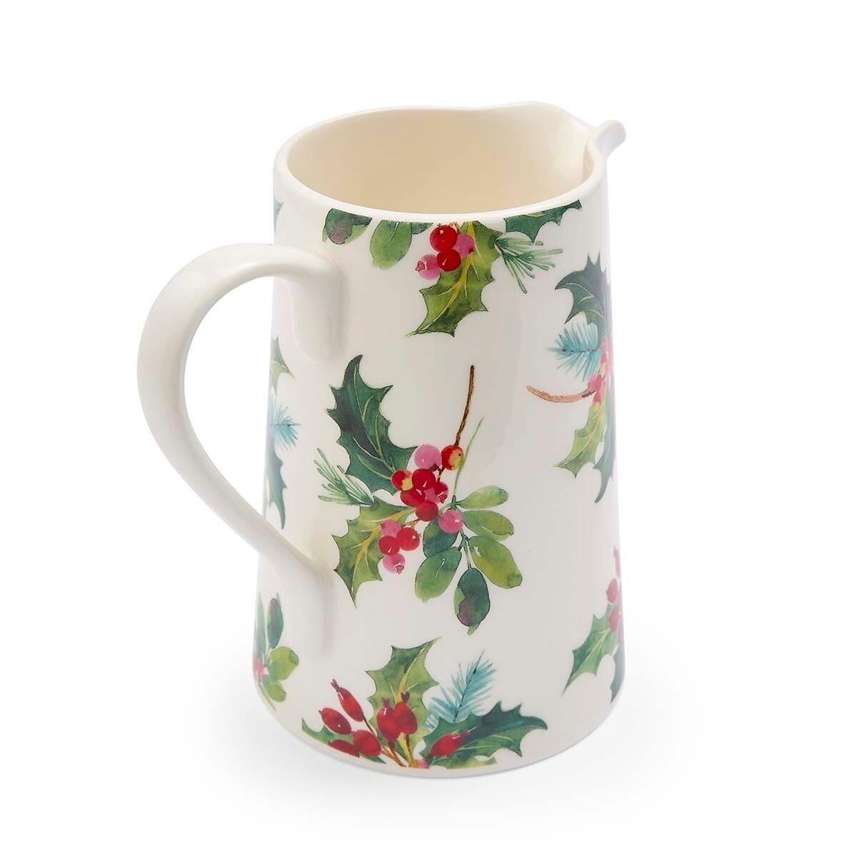 Botanic Garden Christmas Holly & Berries Bella Jug multi-coloured, SPODE