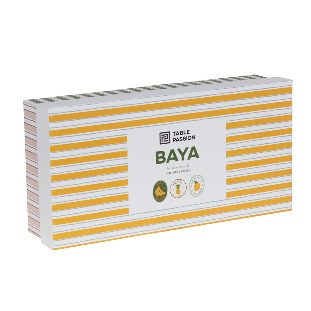 Coffret de 6 tasses Baya 16 cl - BAYA multicolore, TABLE PASSION