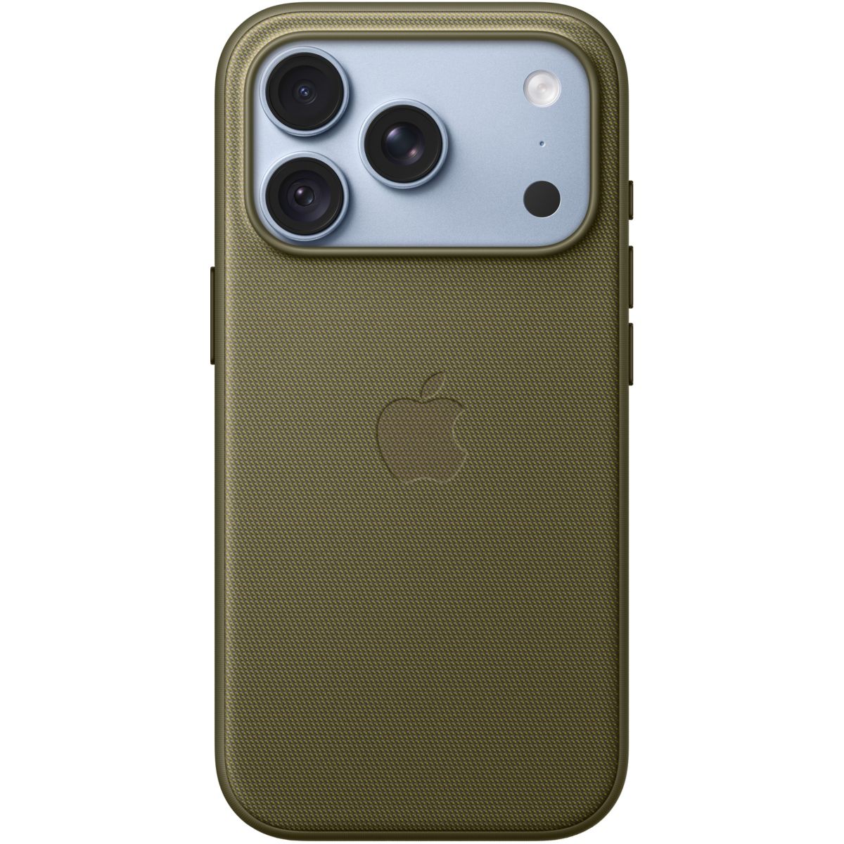Coque iPhone 18 Pro TechWoven Olive Magsafe couleur unique, APPLE