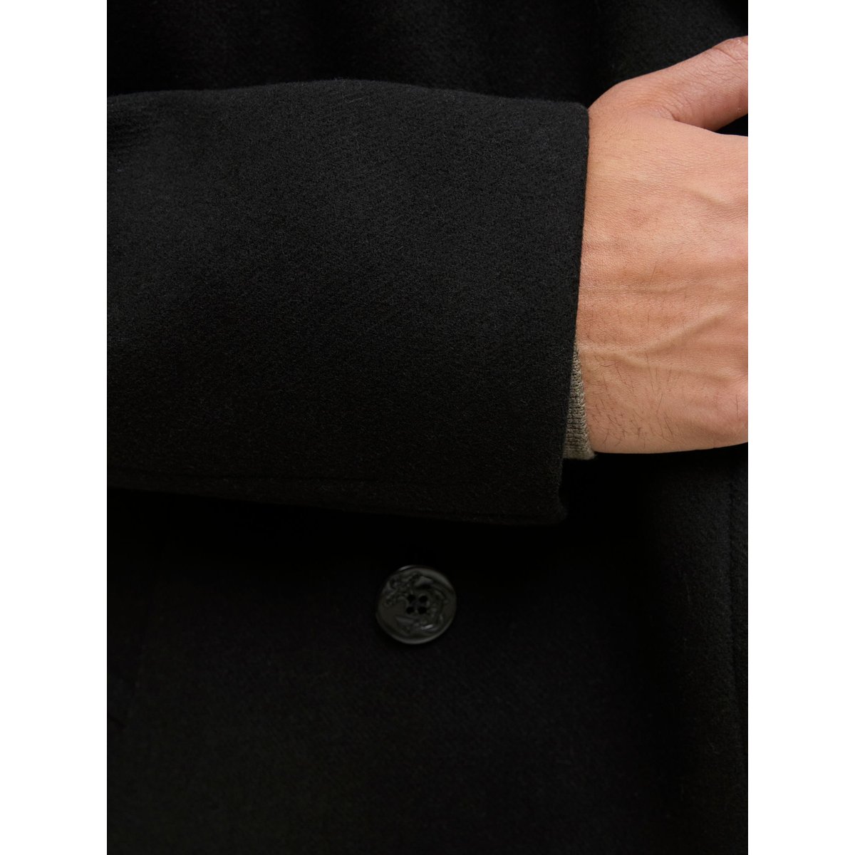Manteau black 1, JACK & JONES
