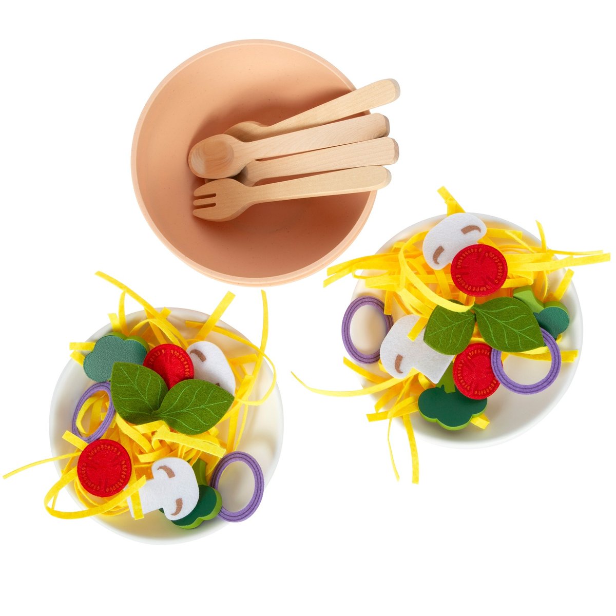 Set de jeu avec des pâtes beige, SMALL FOOT COMPANY