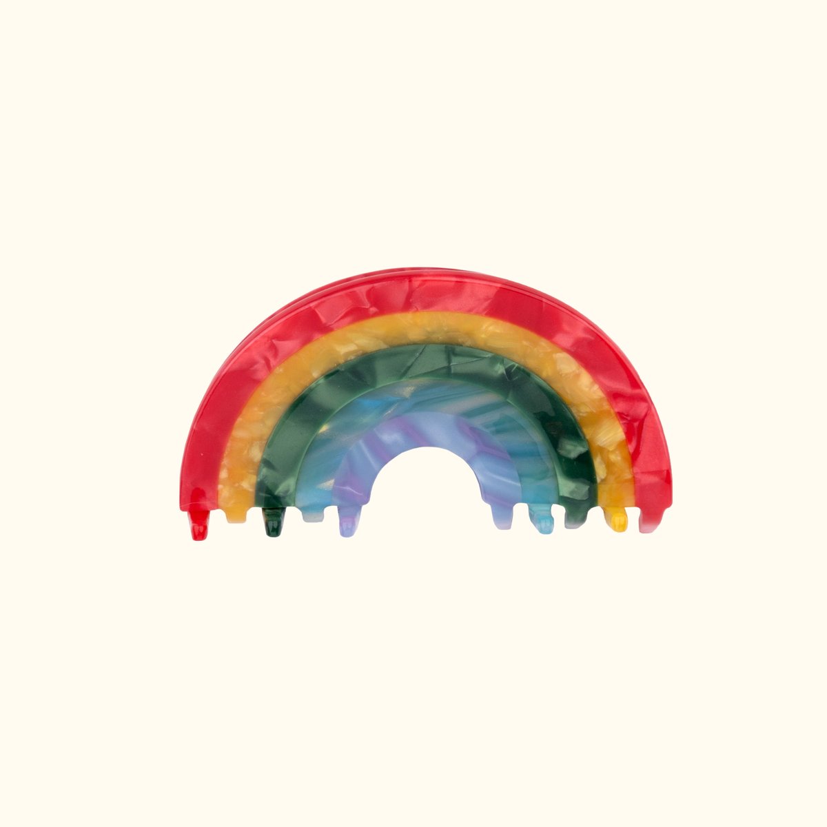 Pince à cheveux ARC-EN-CIEL multicolore, COUCOU SUZETTE