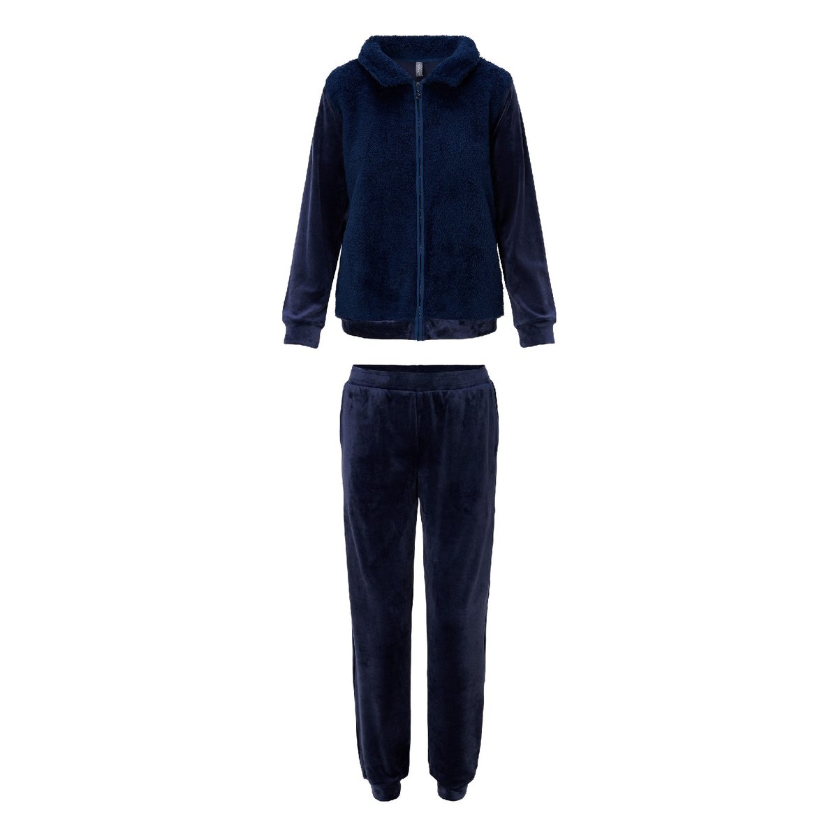 Velvet fleece ensemble de Pyjama black iris, LINGADORE