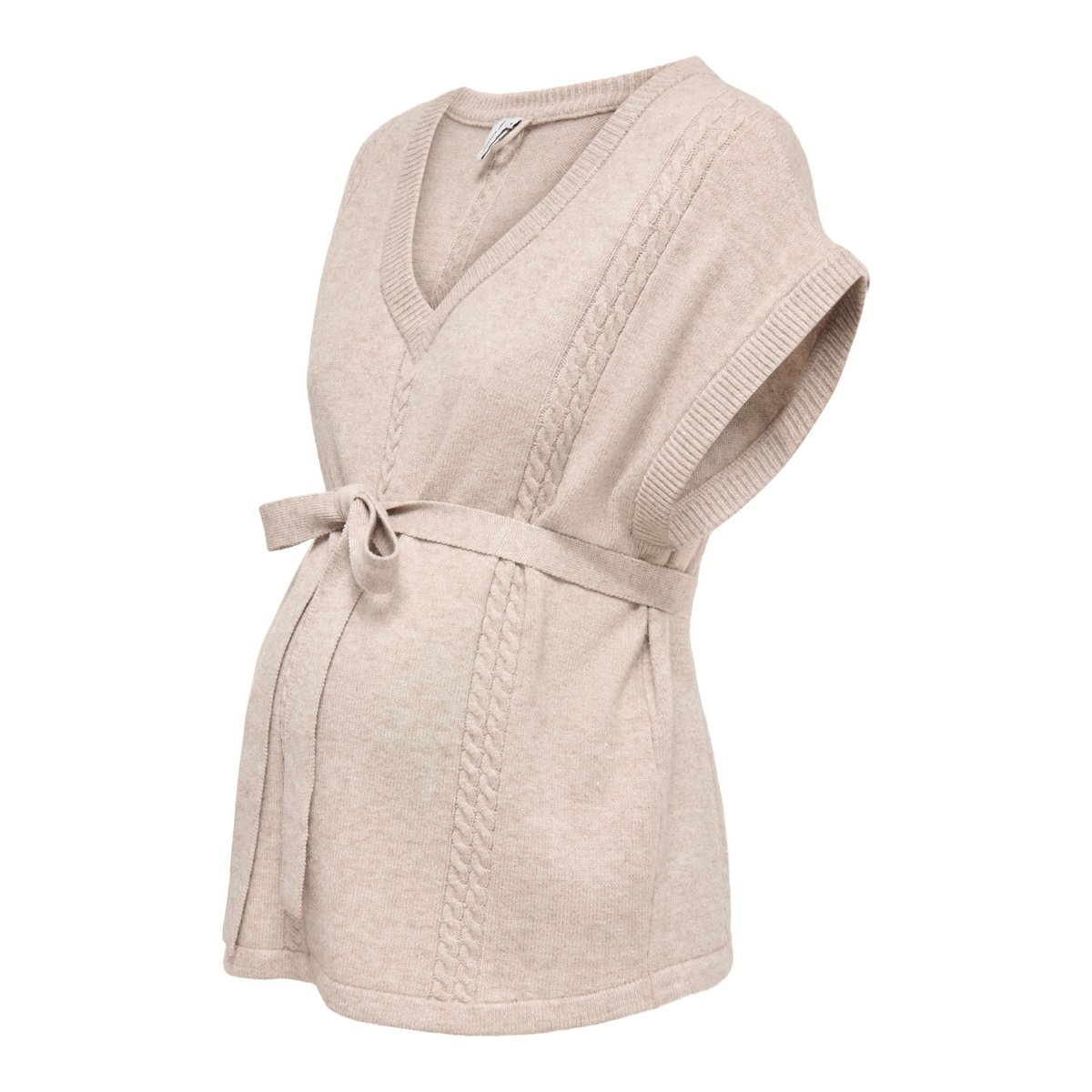 Gilet marron - mocha meringue 1, ONLY