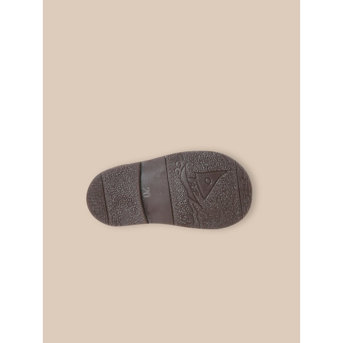 Bottines festonnées en cuir marine, CYRILLUS