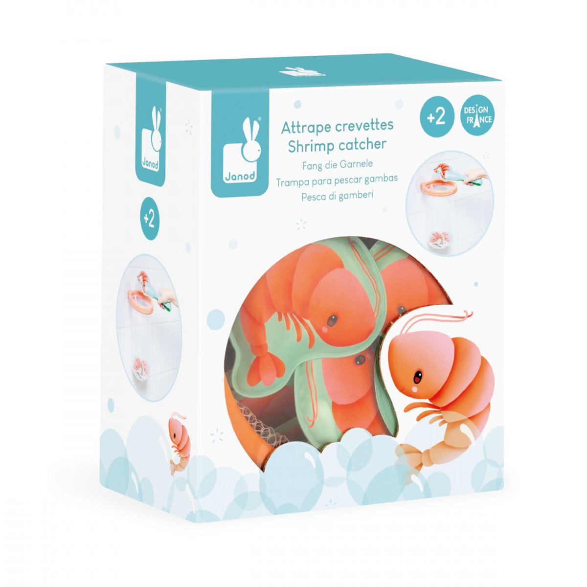 Attrape Crevettes Du Bain orange, JANOD