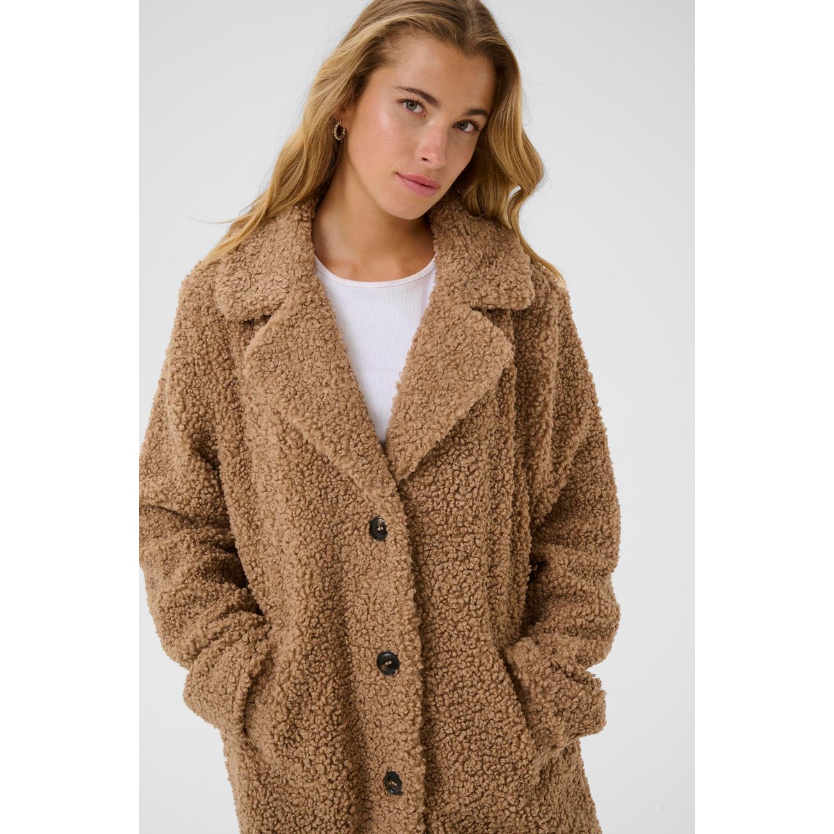 Manteau beige amphora, KAFFE