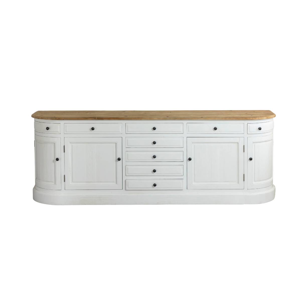 Buffet en bois recyclé GARANCE bois clair, MADE IN MEUBLES