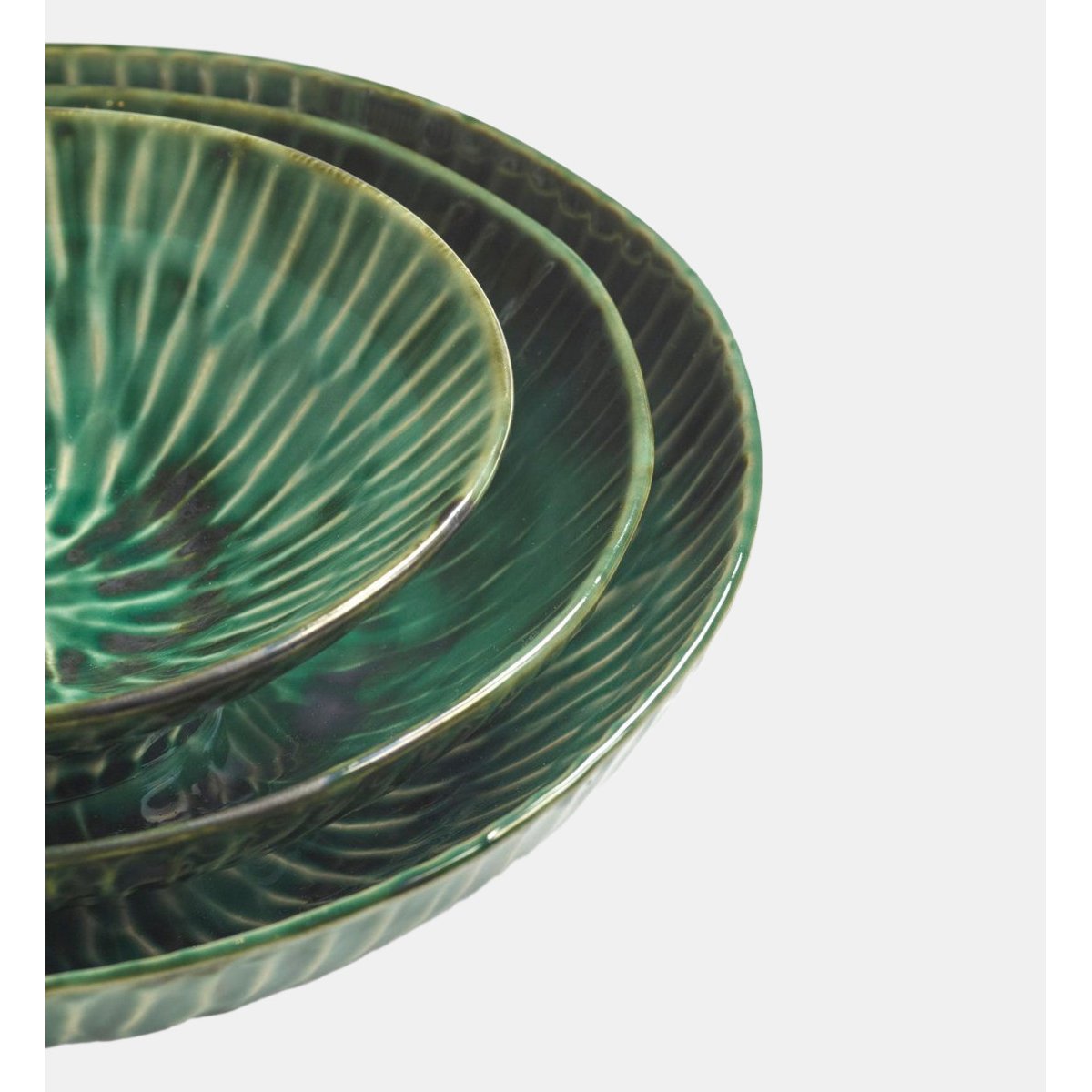 Plat de service profond vert, SERAX