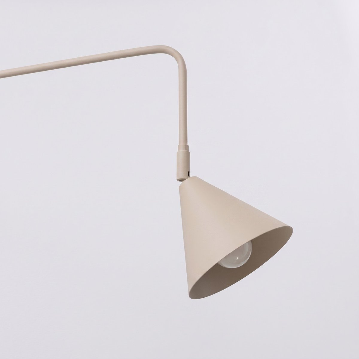 Applique murale Taupe E14 1 Nox taupe, EDEN