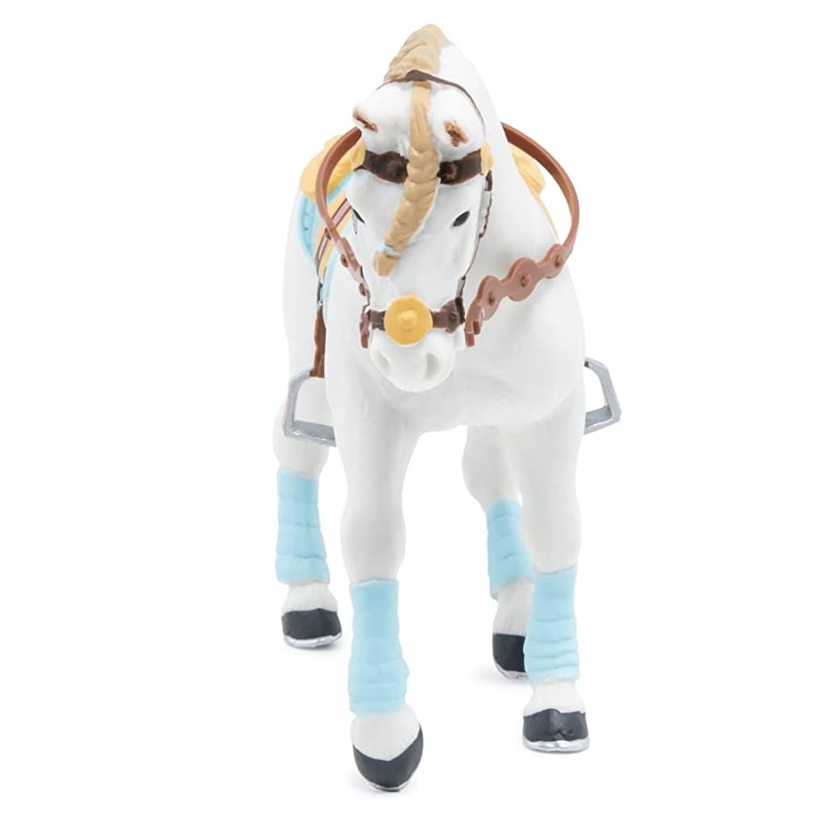 Figurine Cheval de la cavalière adulte fashion bleue bleu, PAPO