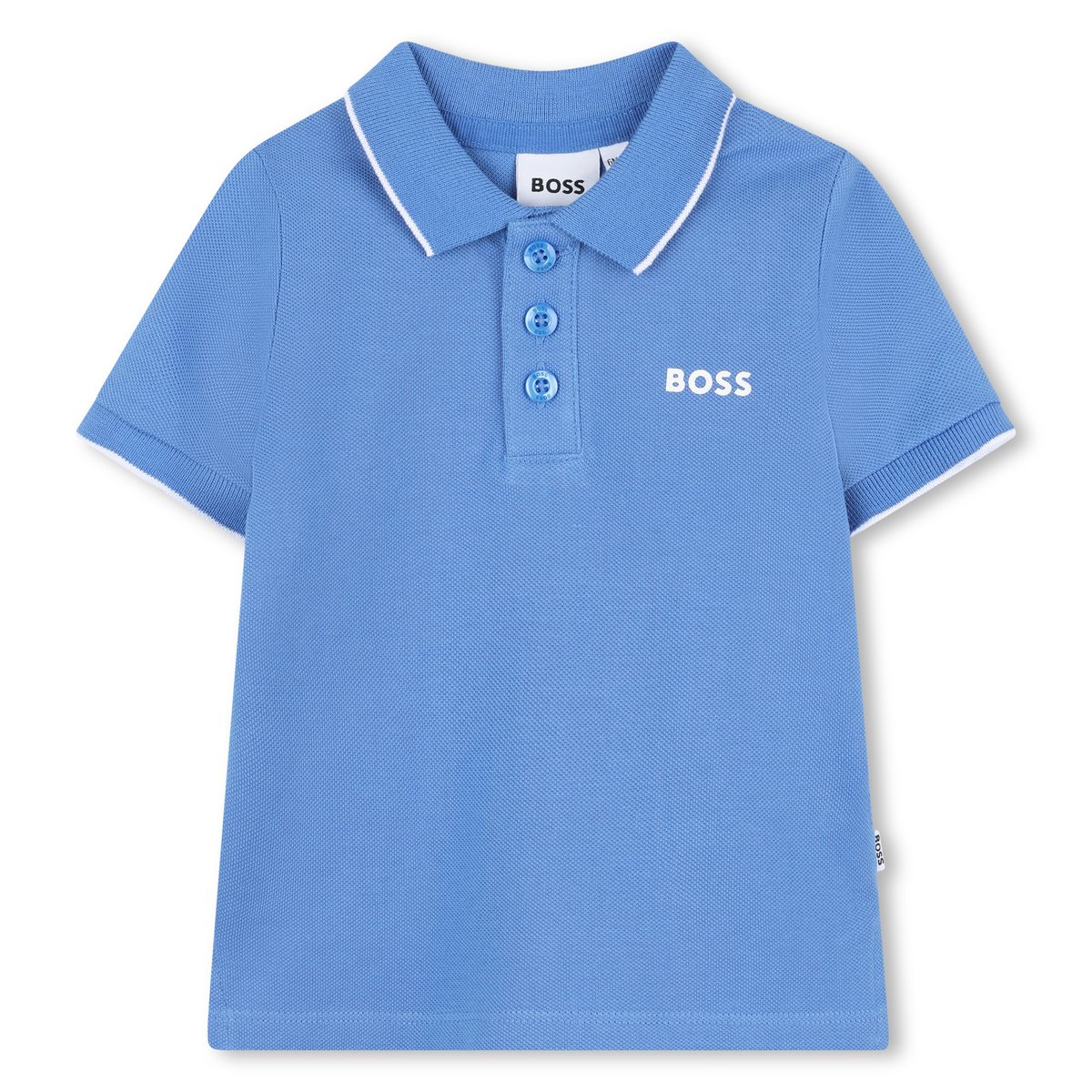 Polo à manches courtes girblue, BOSS KIDSWEAR