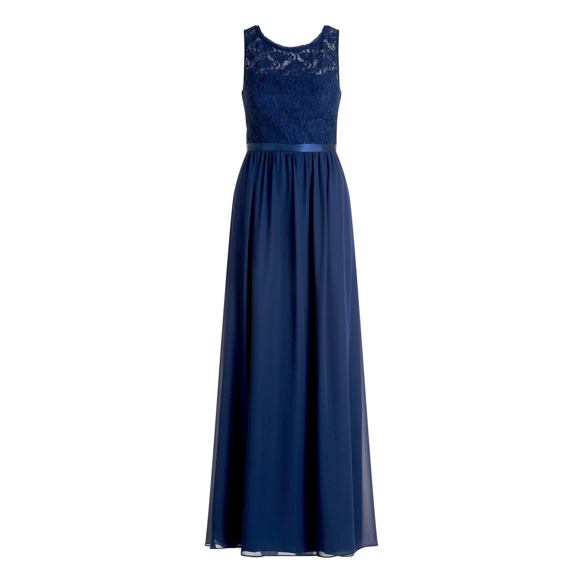 Robe de cocktail en dentelle festival blue, VERA MONT