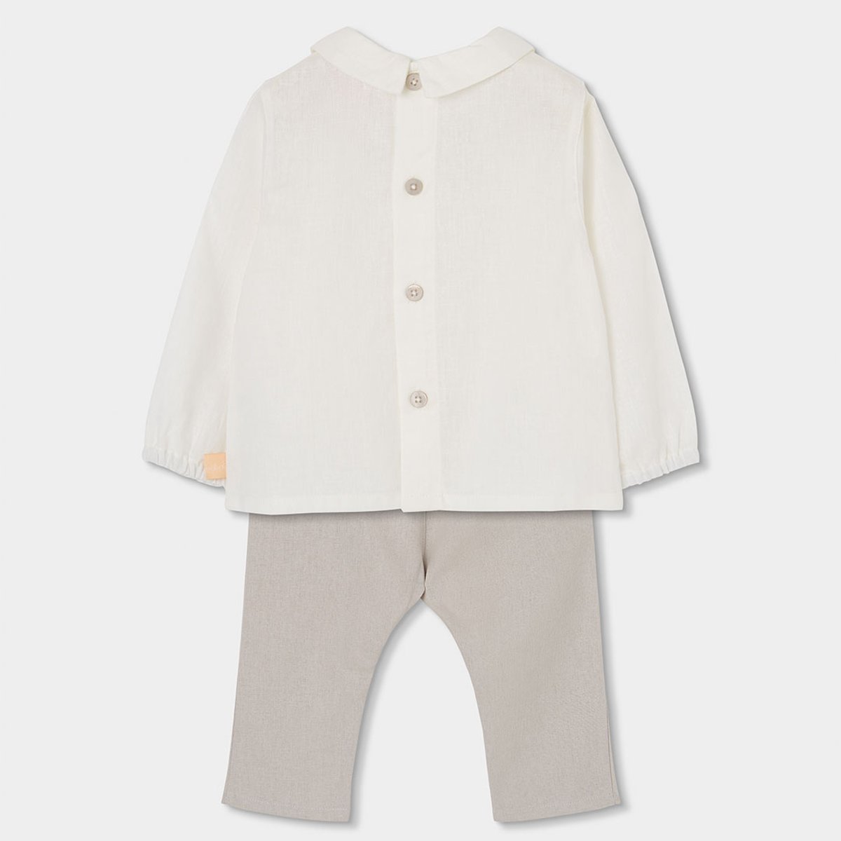Ensemble en lin pour bébé marron, BOBOLI