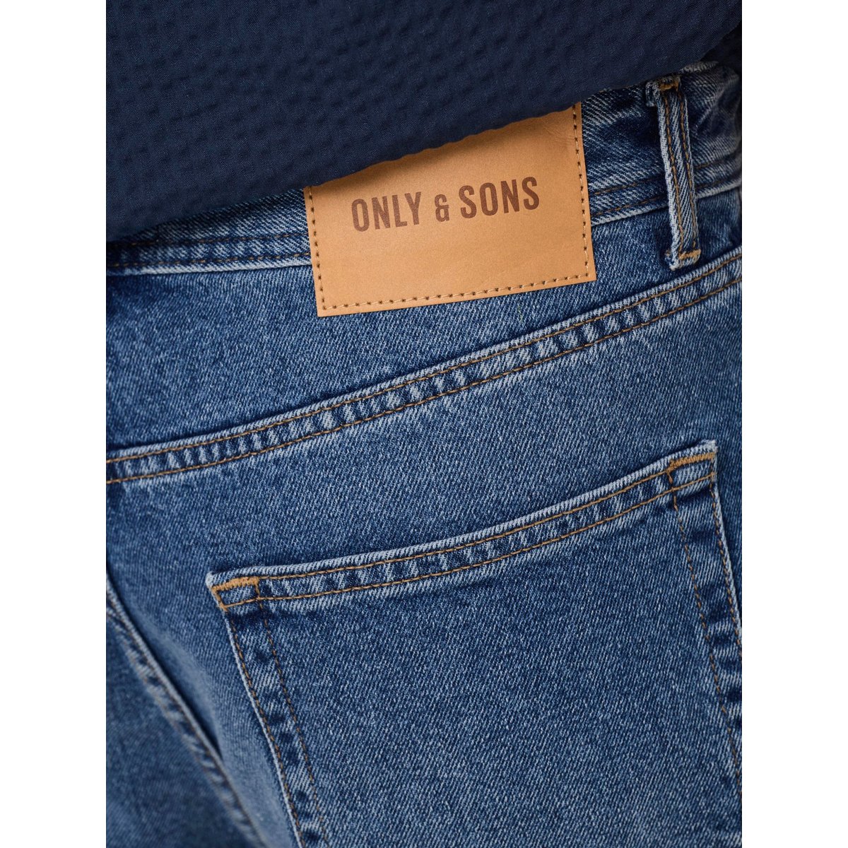 Jean À Coupe Ample medium blue denim, ONLY & SONS
