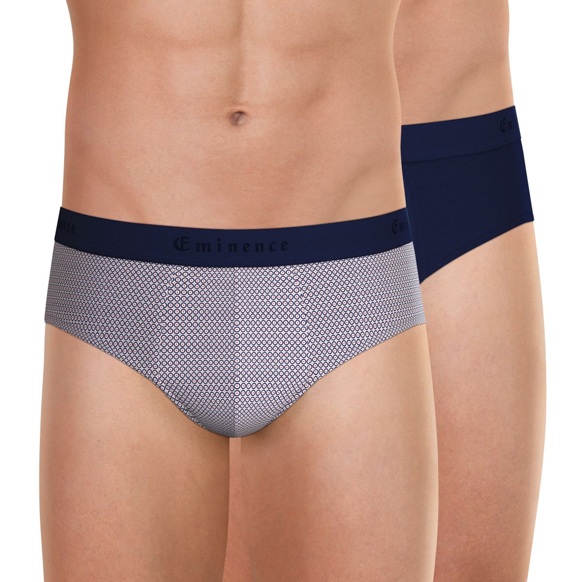 Lot de 2 slips bleu marine, EMINENCE