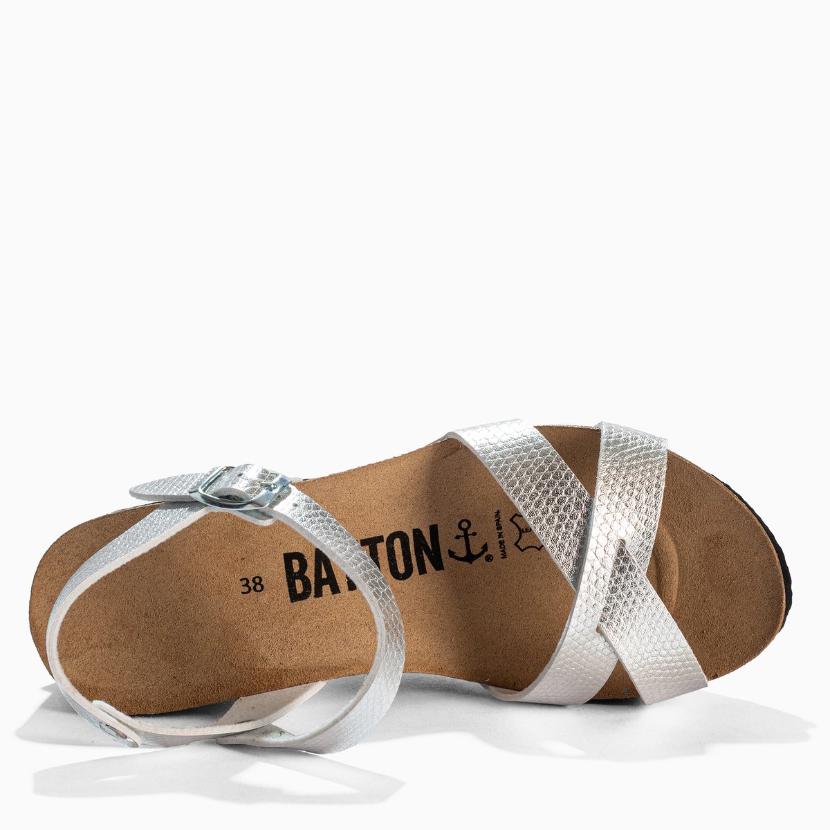 Sandales compensées VENUS argent, BAYTON
